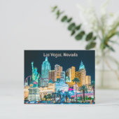 ラスベガスネバダシティポストカード ポストカード (スタンド正面)