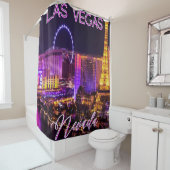 ラスベガスネバダスカイライン シャワーカーテン (インサイチュ)