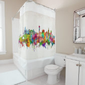 ラスベガスネバダスカイライン シャワーカーテン (インサイチュ)