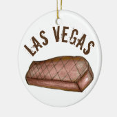 ラスベガスネバダストリップステーキよくできた セラミックオーナメント (左)