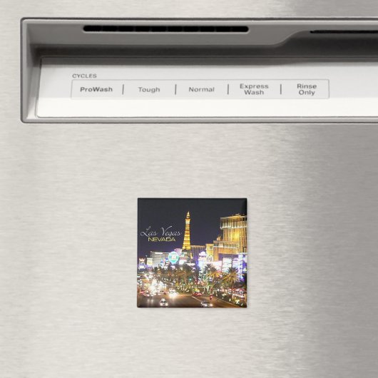 ラスベガスネバダナイトタイム土産冷蔵庫用マグネット マグネット (インサイチュ (食洗機))