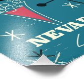 ラスベガスネバダヴィンテージ旅行ポスター フォトプリント            (角)