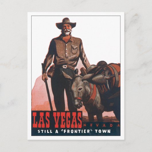 ラスベガスネバダヴィンテージ ポストカード (正面)