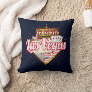 ラスベガスネバダ統一された州カジノヴィンテージUSA クッション