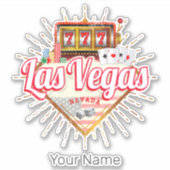 ラスベガスネバダ統一された州カジノヴィンテージUSA シール (正面)