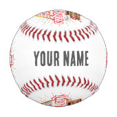 ラスベガスネバダ統一された州カジノヴィンテージUSA 野球ボール (正面)