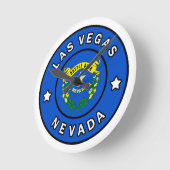 ラスベガスネバダ ラウンド壁時計 (傾斜)