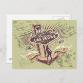 ラスベガスネバダTシャツとギフト ポストカード (正面/裏面)
