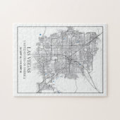 ラスベガスネバダUSAシティズトラベルシティマップ ジグソーパズル (横)