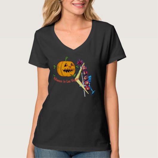 ラスベガスハロウィーン Tシャツ (正面)