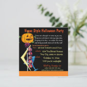 ラスベガスハローウィンパーティ 招待状 (スタンド正面)
