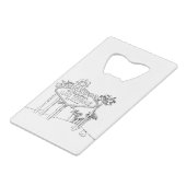 ラスベガスバケーションスケッチバケーションアート旅行 クレジットカード栓抜き (正面アングル)