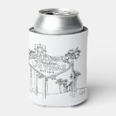 ラスベガスバケーションスケッチバケーションアート旅行 缶クーラー (缶正面)