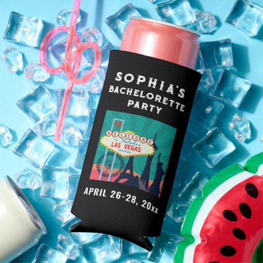 ラスベガスバセロレットパーティー結婚式の引き出物 スリム缶クーラー (インサイチュ 夏)