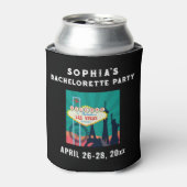 ラスベガスバセロレットパーティー結婚式の引き出物 缶クーラー (缶正面)
