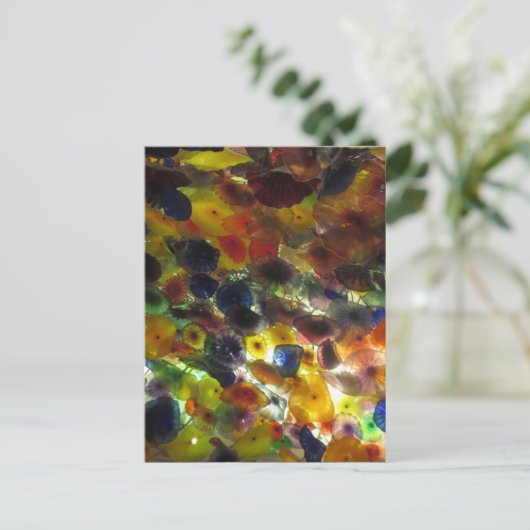 ラスベガスバタフライガーデンフラワーラディバグユニークG ポストカード (スタンド正面)