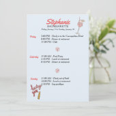 ラスベガスバチェロレッテの日程 招待状 (スタンド正面)