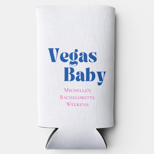 ラスベガスバチェロレッテは冷却できる スリム缶クーラー (正面)