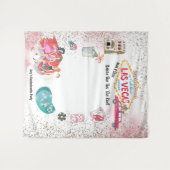 ラスベガスバチェロレッテウィークエンドウォーターカラー タペストリー (正面(横))