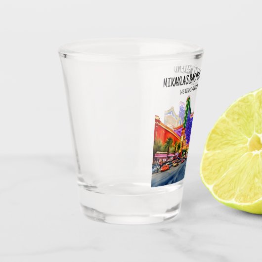 ラスベガスバチェロレッテウィークエンドショットグラス ショットグラス (左)