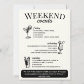 ラスベガスバチェロレッテカスタマイズ旅程 招待状 (裏面)