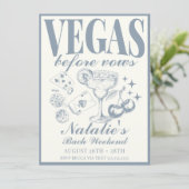 ラスベガスバチェロレッテカスタマイズ旅程 招待状 (スタンド正面)