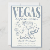 ラスベガスバチェロレッテカスタマイズ旅程 招待状 (正面)