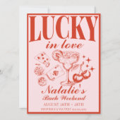 ラスベガスバチェロレッテカスタマイズ旅程 招待状 (正面)