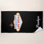 ラスベガスバチェロレッテギフトフスプールタオル ビーチタオル (正面)