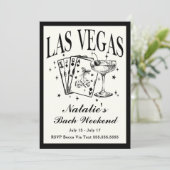 ラスベガスバチェロレッテソーシャルカクテルの日程 招待状 (スタンド正面)