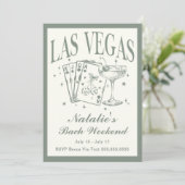 ラスベガスバチェロレッテソーシャルカクテルの日程 招待状 (スタンド正面)