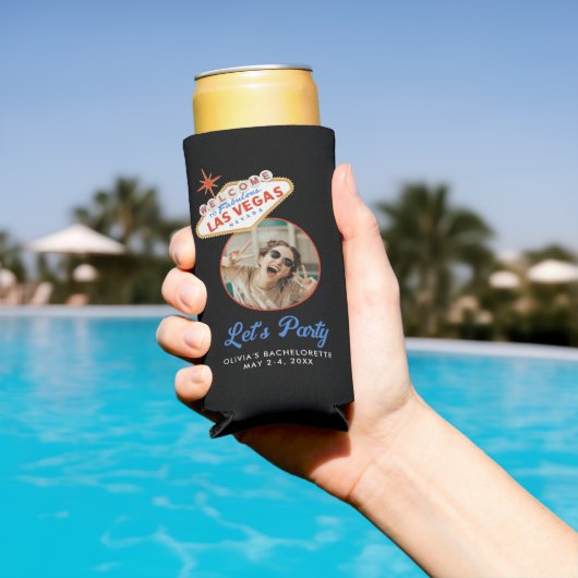 ラスベガスバチェロレッテプールデイのお願い スリム缶クーラー (インサイチュ プール)