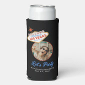 ラスベガスバチェロレッテプールデイのお願い スリム缶クーラー (Seltzer正面)