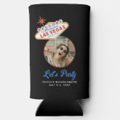 ラスベガスバチェロレッテプールデイのお願い スリム缶クーラー (裏面)