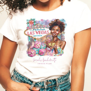 ラスベガスバチェロレッテラックスアフリカンアメリカン Tシャツ