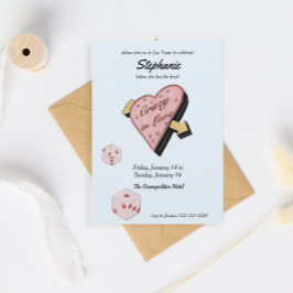 ラスベガスバチェロレッテ招待状 招待状