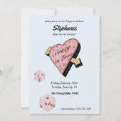 ラスベガスバチェロレッテ招待状 招待状 (正面)