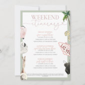 ラスベガスバチェロレッテ日程 招待状 (正面)