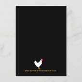 ラスベガスバチェロレッテ詳細カード エンクロージャーカード (裏面)