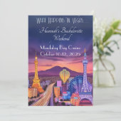 ラスベガスバチェロレッテ週末招待状 招待状 (スタンド正面)