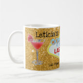 ラスベガスバチェロレッテ金ゴールドスパークルマグ コーヒーマグカップ (左)