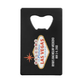 ラスベガスバチュラーパーティウィークエンド クレジットカード栓抜き (正面)