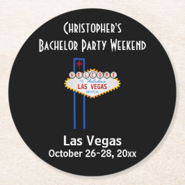 ラスベガスバチュラーパーティガイズウィークエンドトリップ ラウンドペーパーコースター