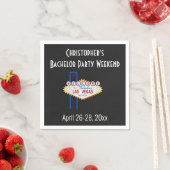 ラスベガスバチュラーパーティガイズウィークエンド スタンダードカクテルナプキン (インサイチュ)