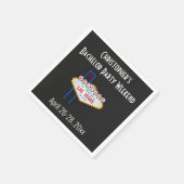 ラスベガスバチュラーパーティガイズウィークエンド スタンダードカクテルナプキン (角)