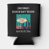 ラスベガスバチュラーパーティトリップフライトビール 缶クーラー (正面)