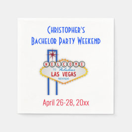 ラスベガスバチュラーパーティトリップ スタンダードカクテルナプキン