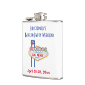 ラスベガスバチュラーパーティ週末旅行のお願い フラスク (左)