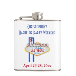 ラスベガスバチュラーパーティ週末旅行のお願い フラスク