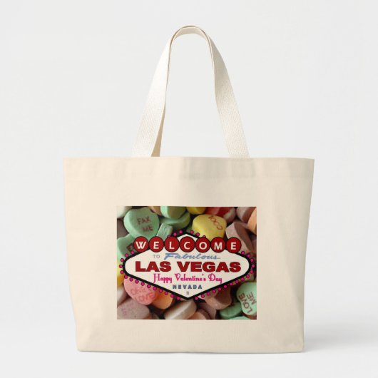 ラスベガスバレンタインデグディーバッグ ラージトートバッグ (正面)